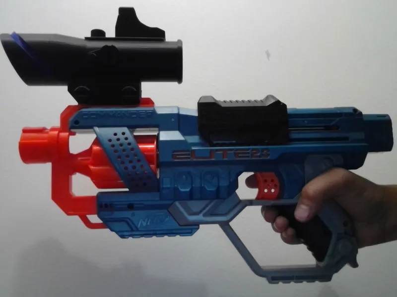 Nerf Gun Scope (changeable crosshairs) 