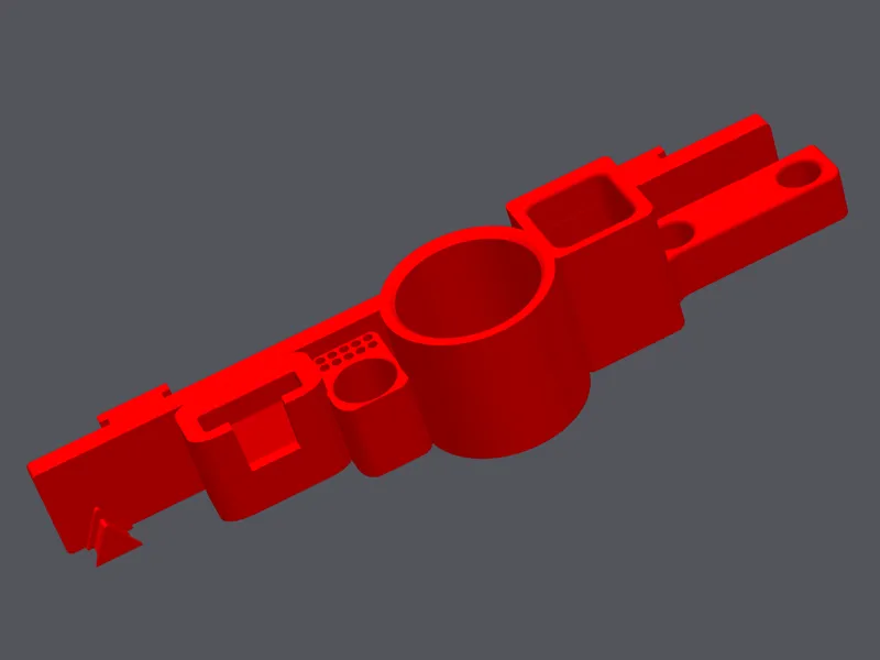 Tool Holder for AMS riser V2 Remix