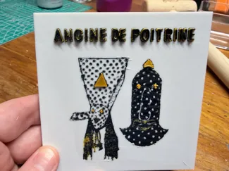 "Angine de Poitrine" wall art