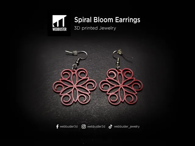 Spiral Bloom Earrings