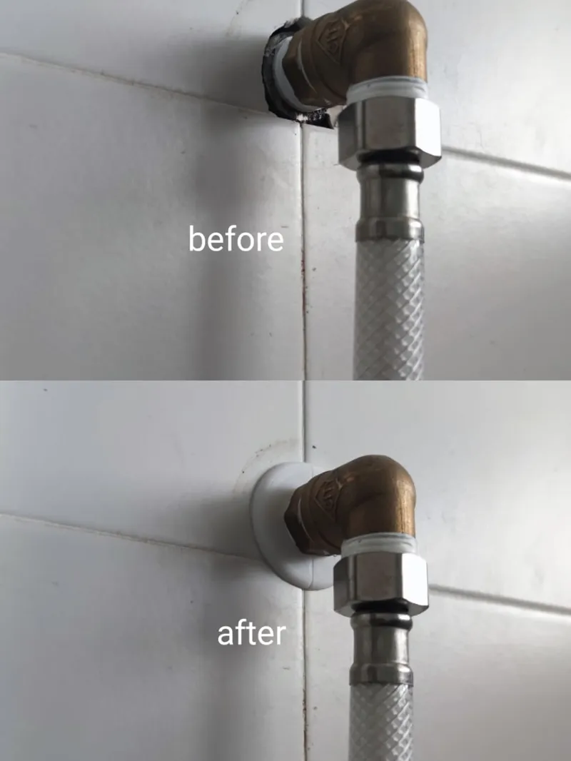 Water pipe joint cover / escutcheon