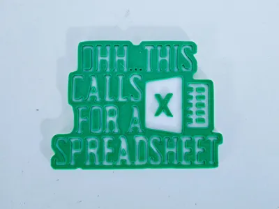 Spreadsheet call / Excel professionals sign