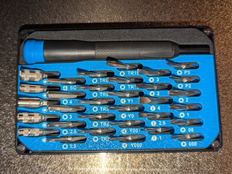 Ifixit Moray Driver labels