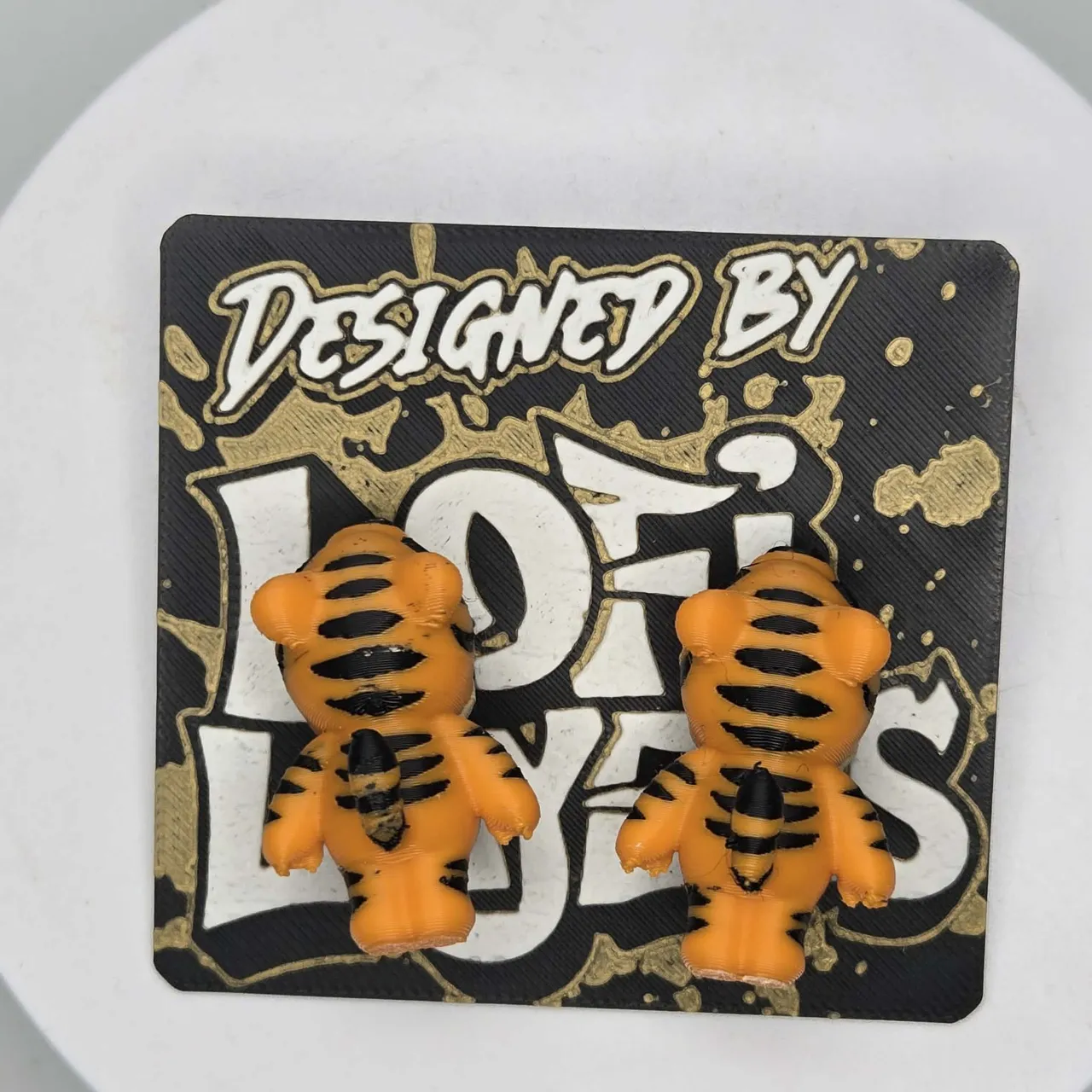 Tiger Chomper Earrings view 3