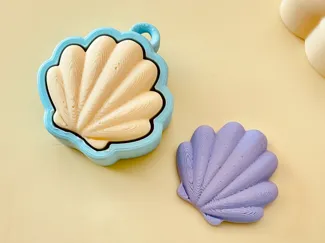 Sea Shell — Fidget Clicker Keychains