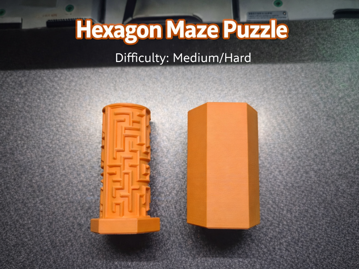 Hexagon Maze Puzzle. Medium/hard