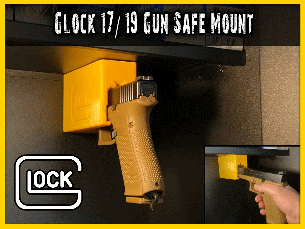 Glock 17 / 19 Gun Safe Mount