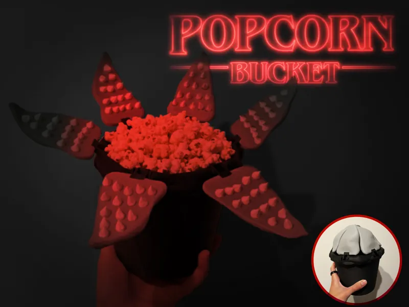 Stranger Things Popcorn Bucket - Demogorgon