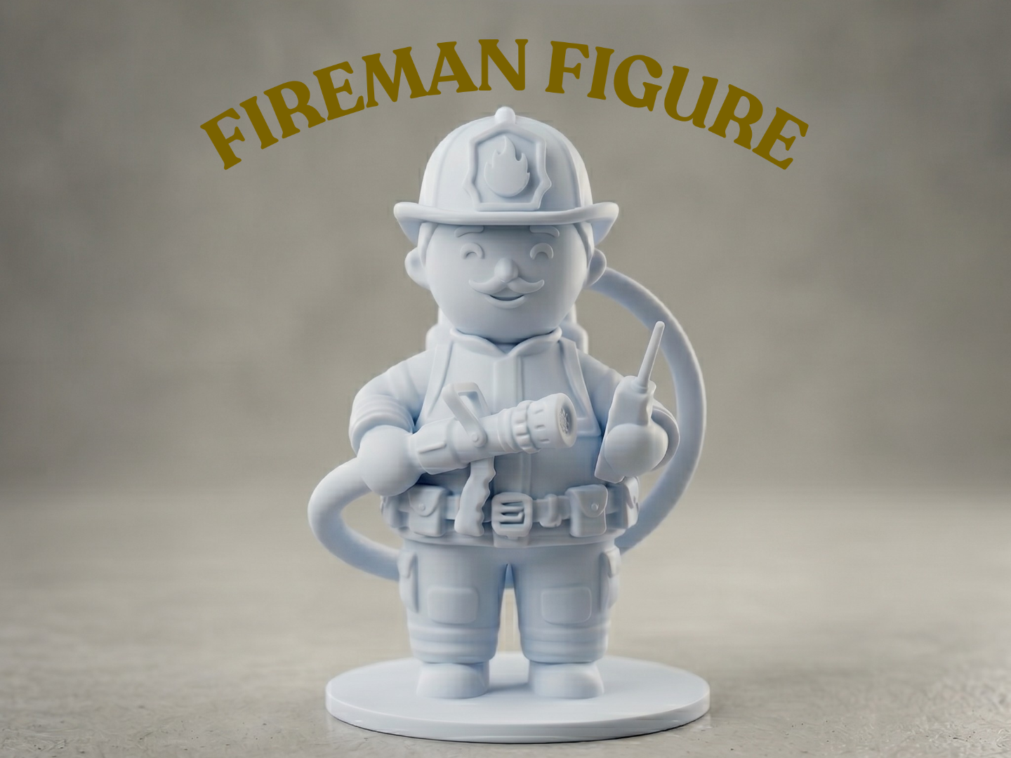 Fireman Figure-Painting Toy