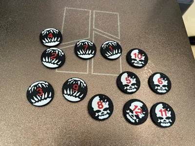 The DUNGENERATOR: DIE in a Dungeon Monster Tokens