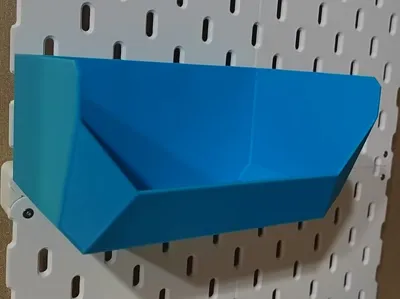 IKEA Skadis pegboard - Open Storage Box