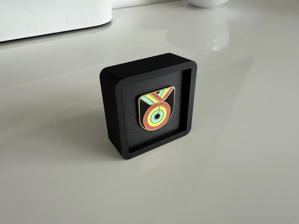 Apple Watch Close Your Rings Day Pin Display by Bas van der ...