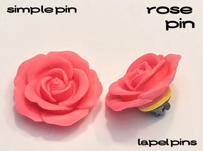 Rose Pin - Simple Lapel Pin
