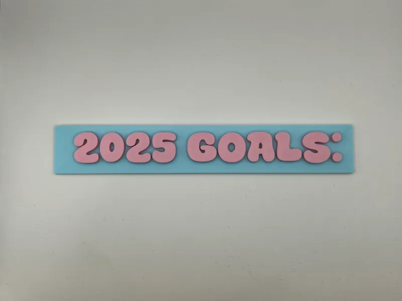 2025 Goals Magnet