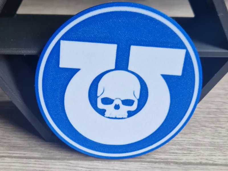 ultramarines coaster warhammer 40k