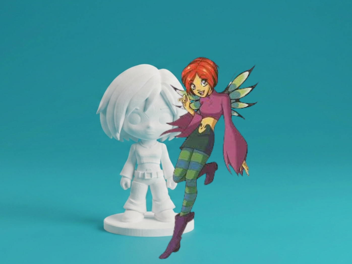 Will – W.I.T.C.H. Chibi Figurine