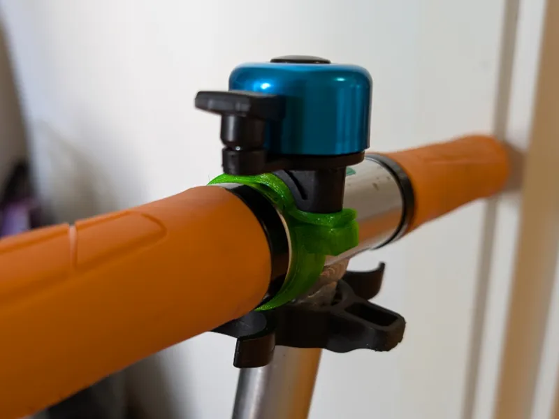 Bike bar bell size increase to fit kickbike