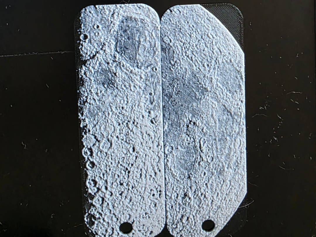 Moon Bookmark Set with/without hole (Black/White)