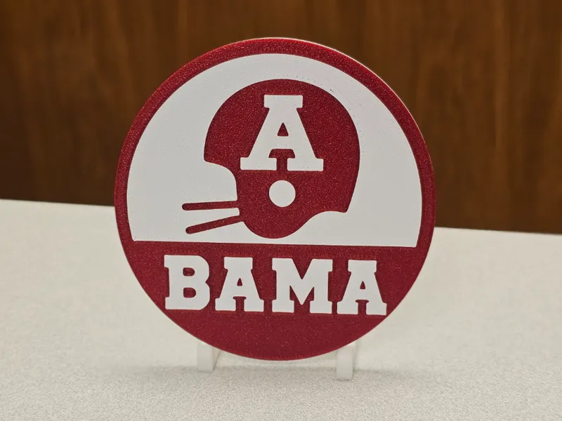 Classic Alabama Crimson Tide Football Logo Coaster