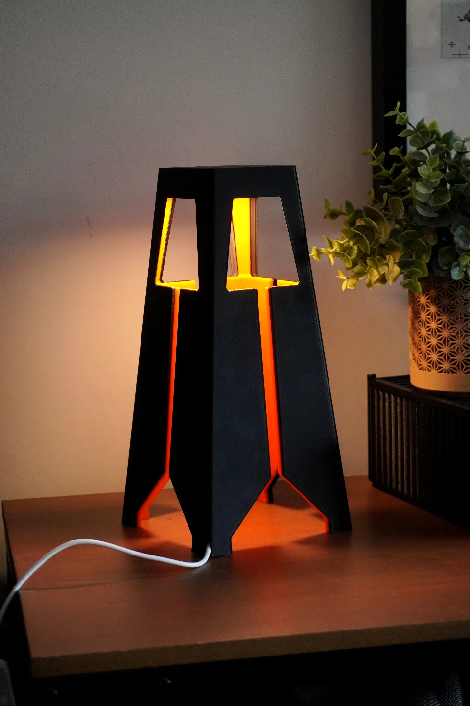 SILHOUETTE LAMP - LED KIT 001 - FOXWOOD - Free 3D Print Model - MakerWorld