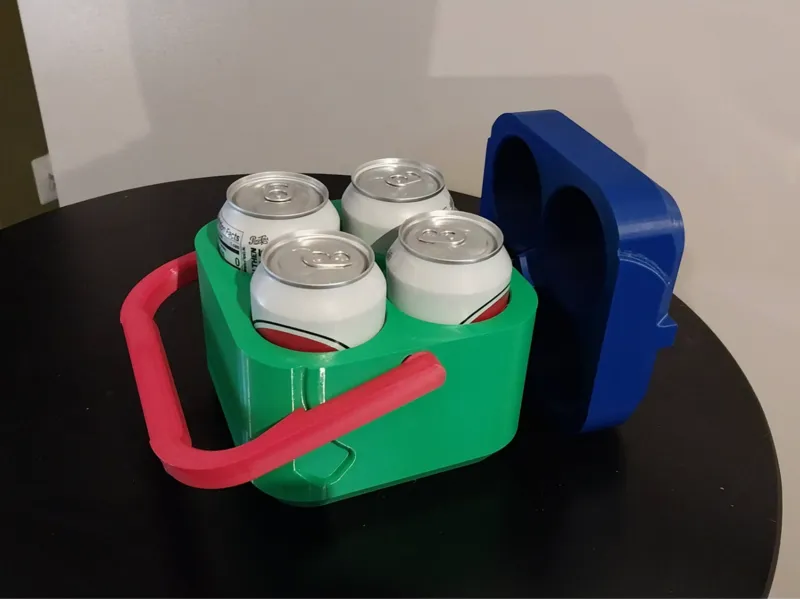 4 12oz drink carrier/mini 'cooler'. Plain version