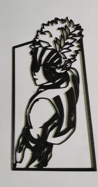 Akaza (Lune Supérieure 2) - déco murale Demon Slayer — photo 3
