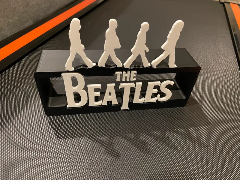 The Beatles logo decor