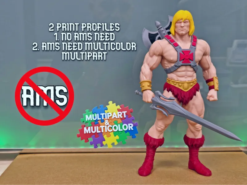 Warrior Prince Adam  / NO AMS