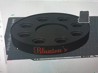 Blanton's display stand