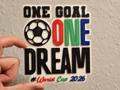 World Cup 26 One Goal One Dream Logo