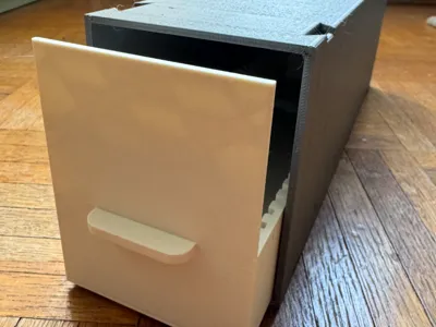 Bigger TCG Card Storage  (updated handle and wall)