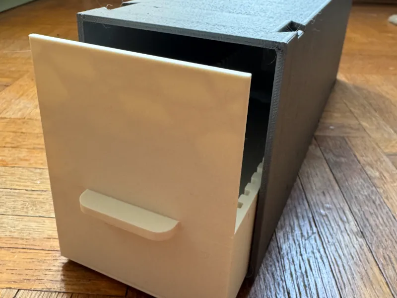 Bigger TCG Card Storage  (updated handle and wall)
