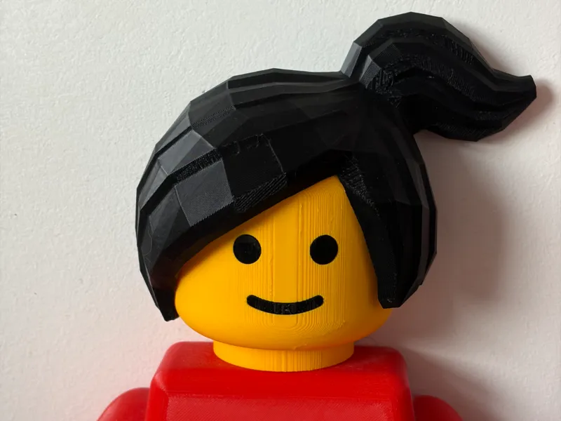 Brick Woman Side High Ponytail - Toilet Paper
