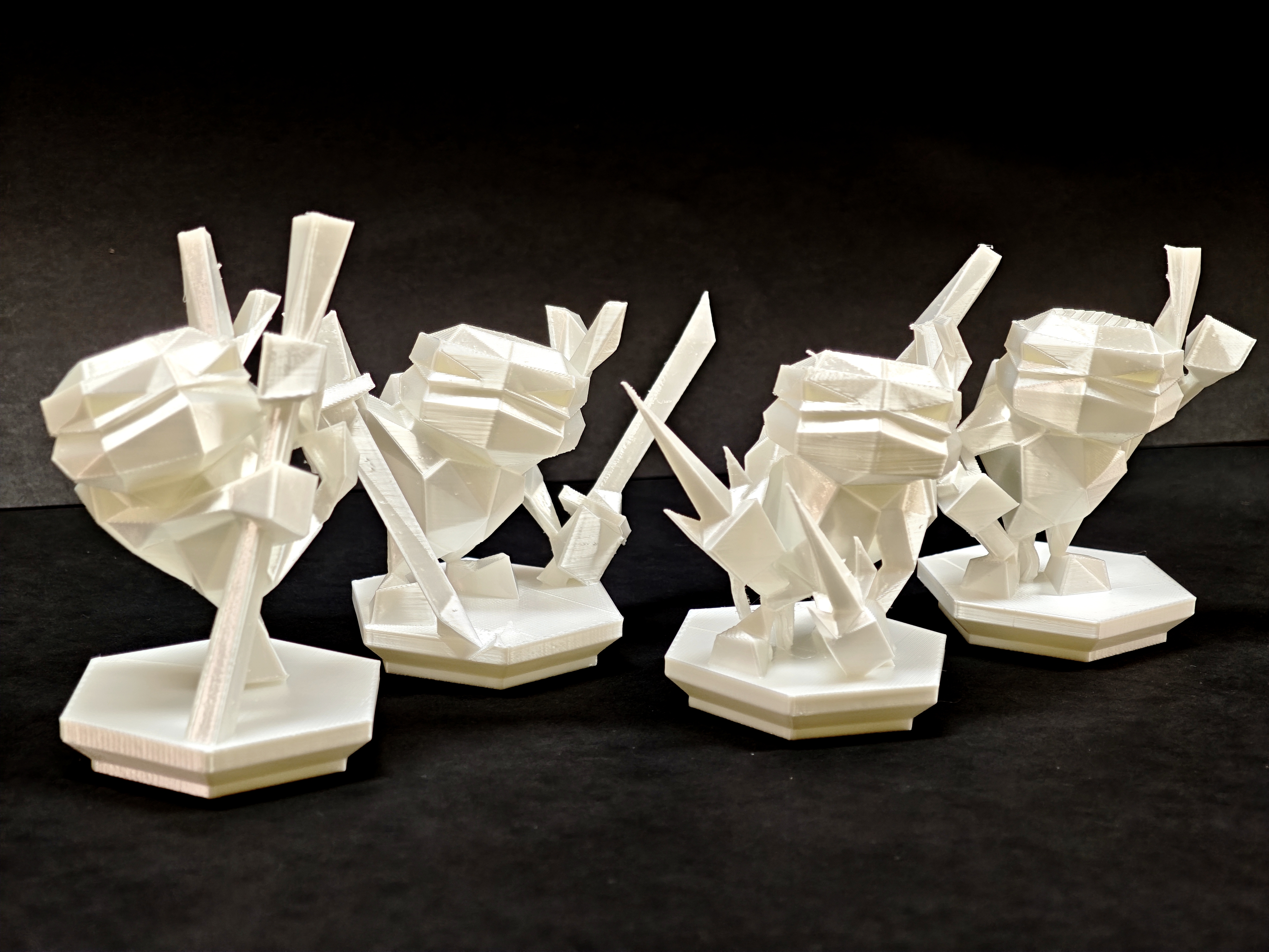 Miniatura 2 do modelo 3D 忍者神龟 【高级感】【抽象雕塑】【拆件】