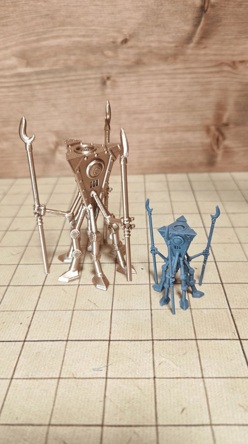 DnD Tridrone Modron - D&D Monster Manual Project