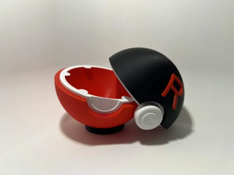 Magnetic 4-Inch Team Rocket Poke Ball 