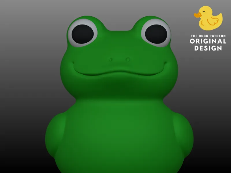 FROG RUBBER DUCK