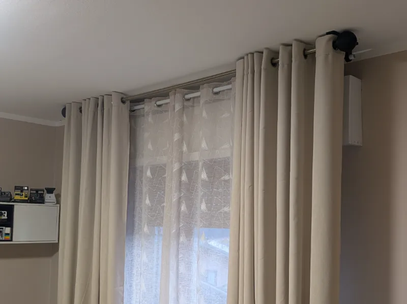 Heavy Duty Double Curtain Rod Bracket