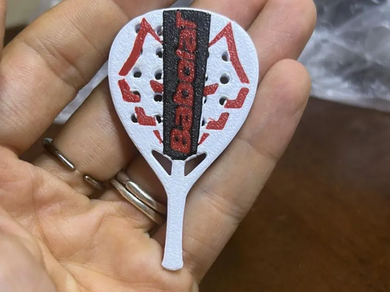 Portachiavi racchetta padel con nome customizzable