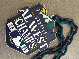 Seattle Mariners 2025 AL West Champs Oversize Logo