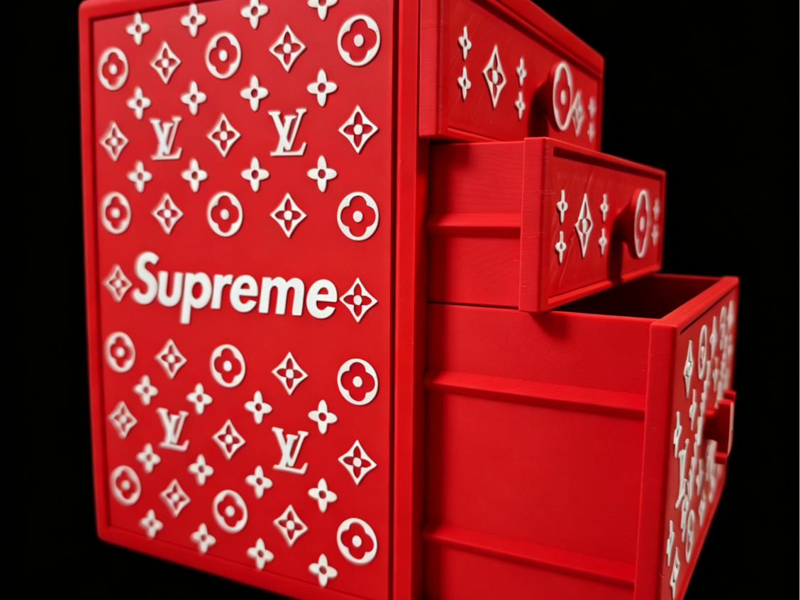 Supreme抽屉盒/4层版/可堆叠/抽屉任意组合