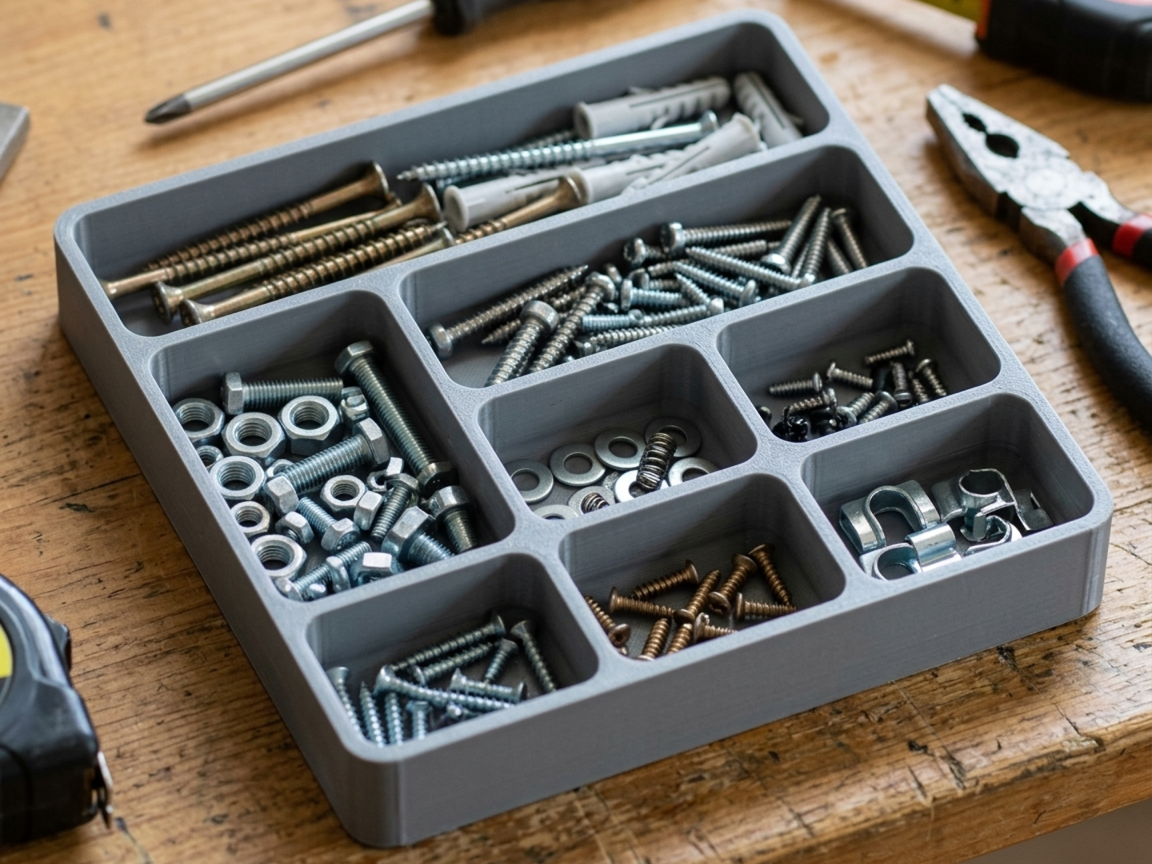 Schraubenbox Organizer für Kleinteile & Schrauben