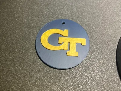 Georgia Tech Christmas Ornament