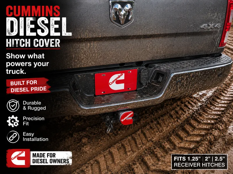Cummins Hitch Receiver cover 