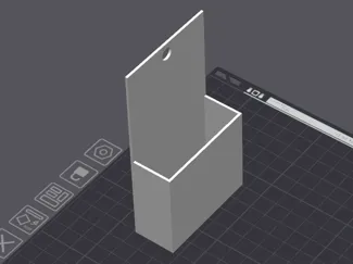 Wall box organizer for cards, registration id etc.