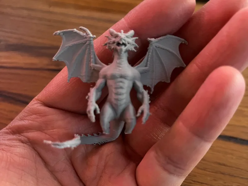 DND – Malrex Scaleclaw (Winged Dragon Miniature)