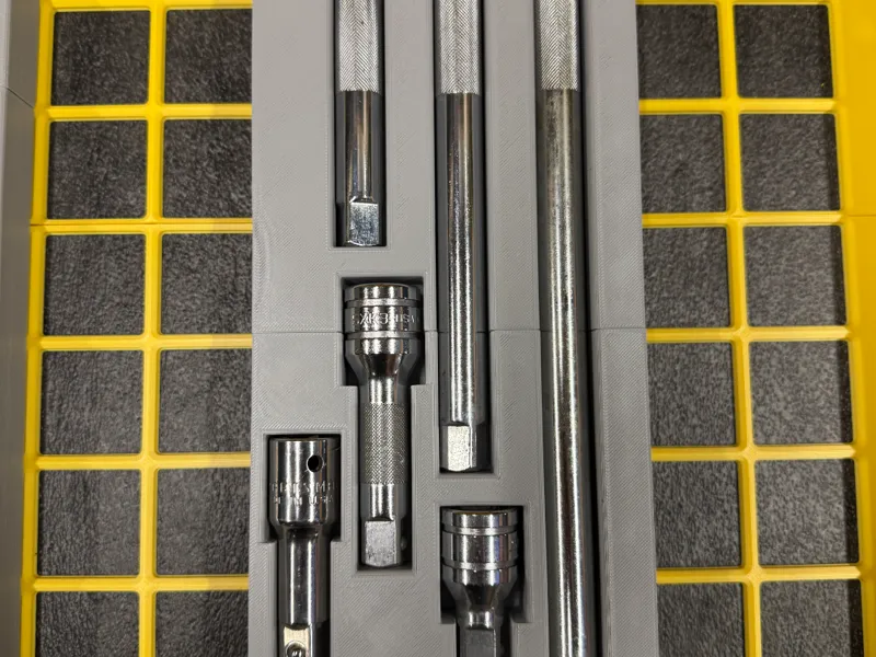 Gridfinity 1/2″ Drive Extension Holder Matco Tools