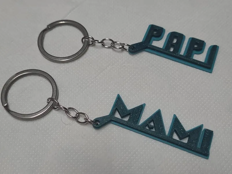 Mother & Father Keychains