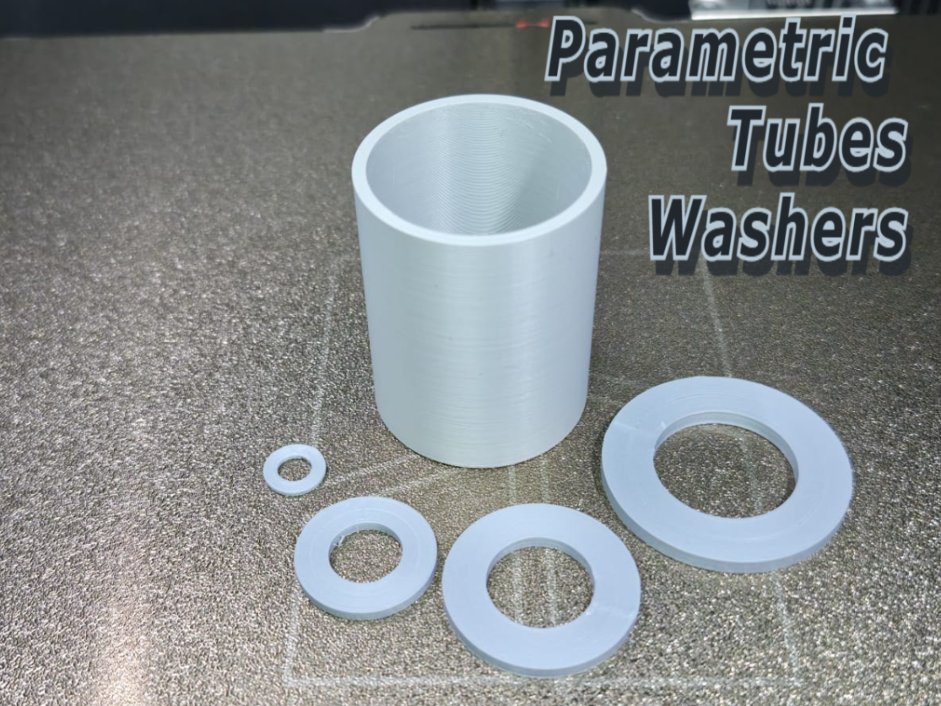 Parametric bolt washer / tube
