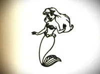 Figurine sirène — hommage Ariel — photo 2